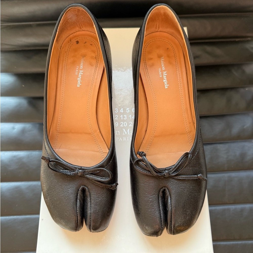 Maison Martin Margiela Black Tabi Flats